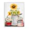 Stupell Industries Americana Flower Bouquets Framed Giclee Art